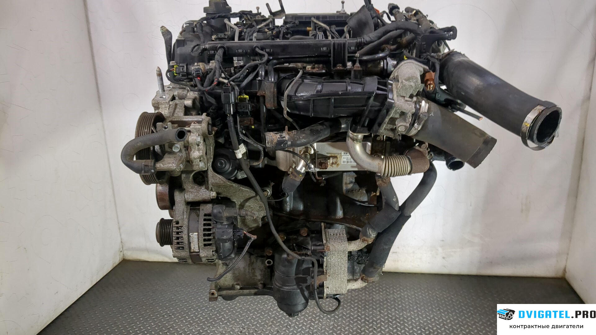 Двигатель Hyundai Santa Fe 2005 - 2012 D4HB 2.2 л., Дизель, CRDi, артикул 9090427