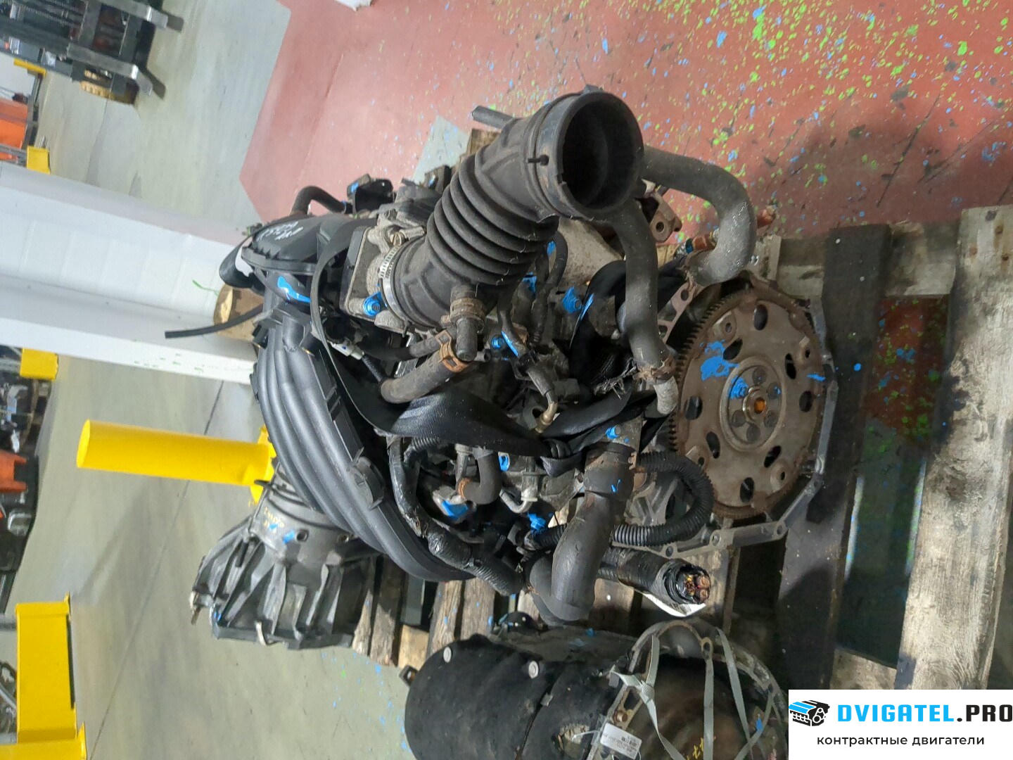Двигатель Nissan Note E11 2006 - 2013 HR16DE 1.6 л., Бензин, Инжектор, артикул 9272516